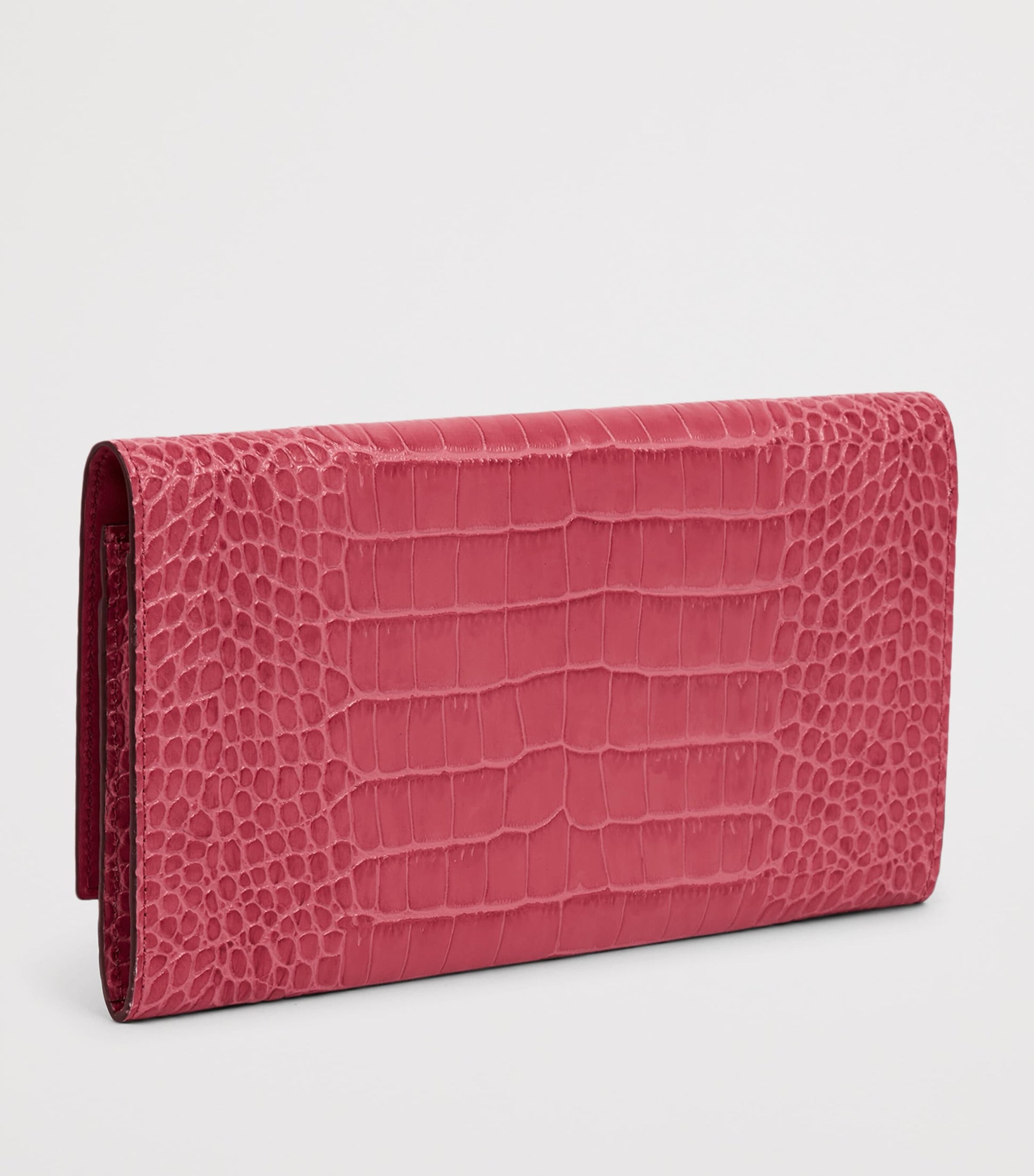 Leather Mara Marshall Travel Wallet RASPBERRY