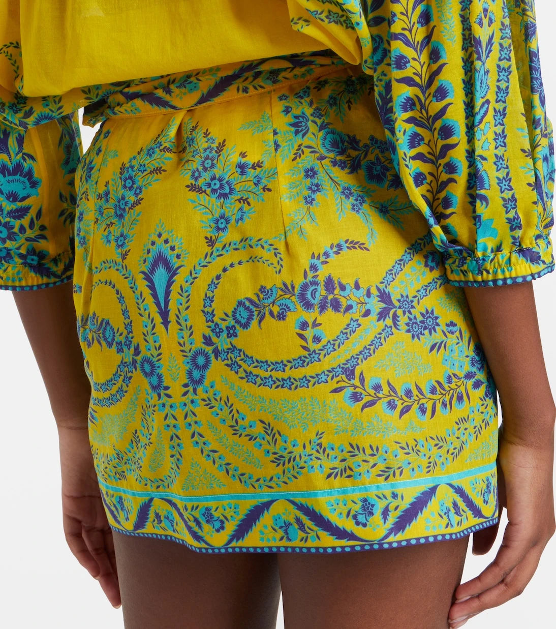 Etro - Floral cotton beach cover-up
