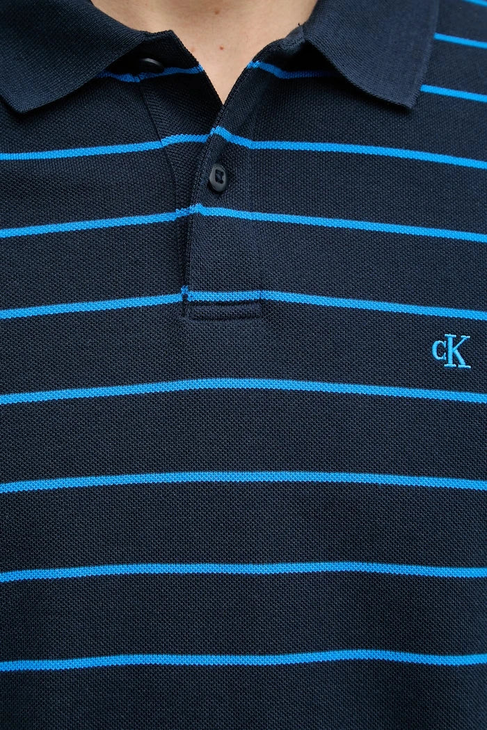 Calvin Klein Jeans тениска с яка мъжка памучна