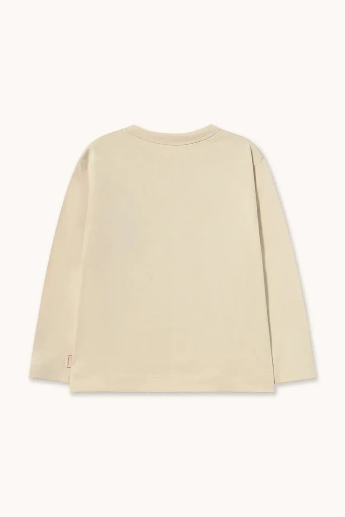 Çocuklar için pamuklu uzun kollu bluz JUMP DOG GRAPHIC SLEEVE TEE
