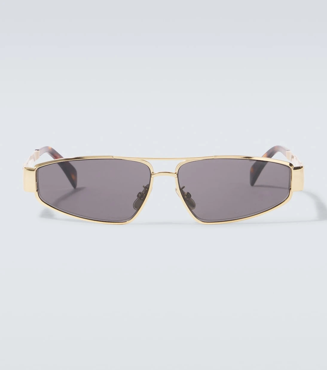 Celine Eyewear - Triomphe Metal 05 rectangular sunglasses