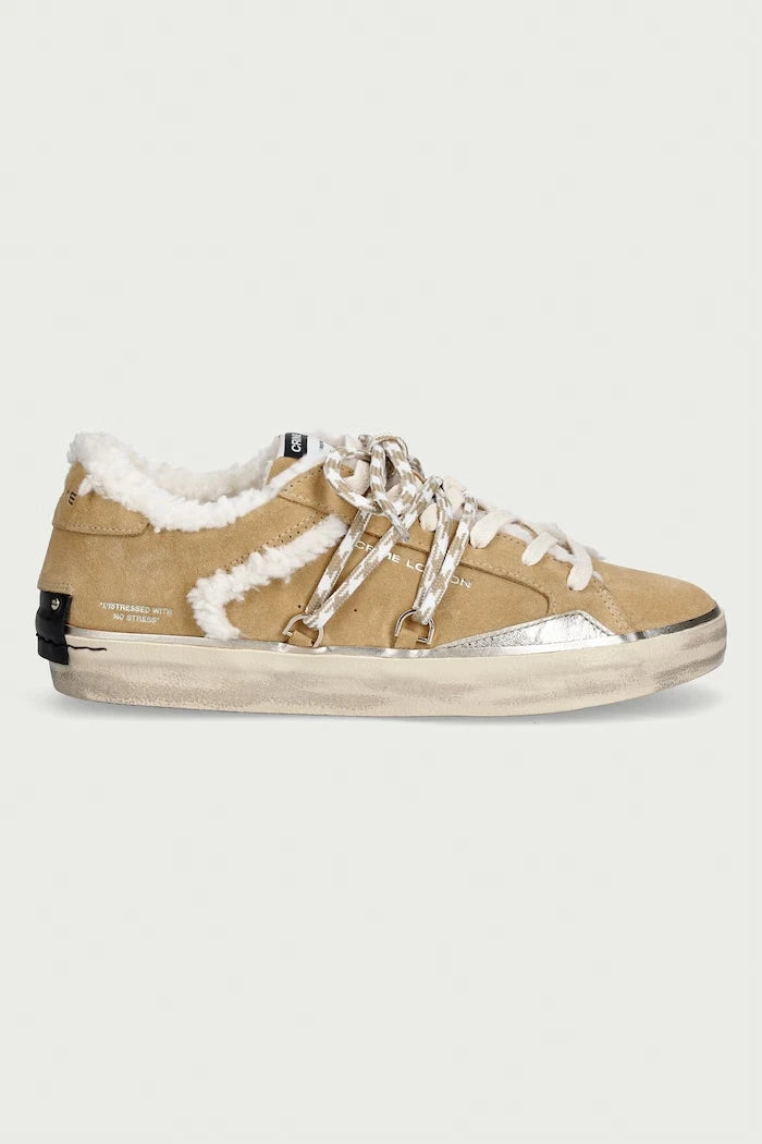 Crime London DISTRESSED süet kadın sneaker
