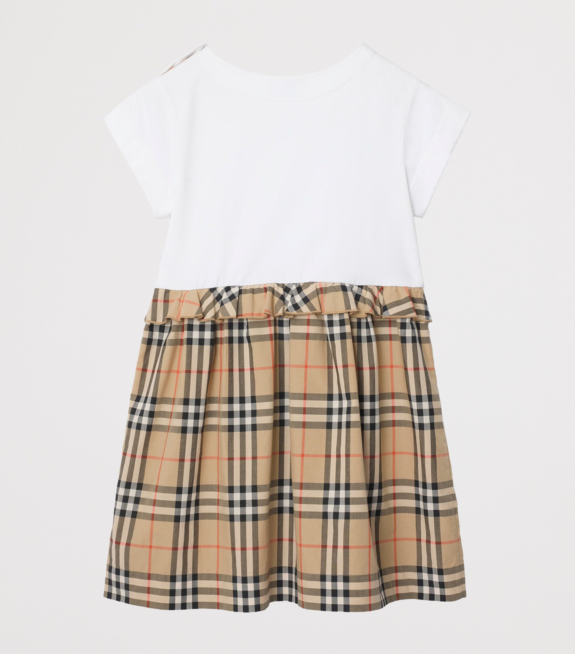 Burberry Kids Stretch-Cotton Check Dress (3-12 Years)