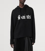 Black Cotton Saint Etie Hoodie