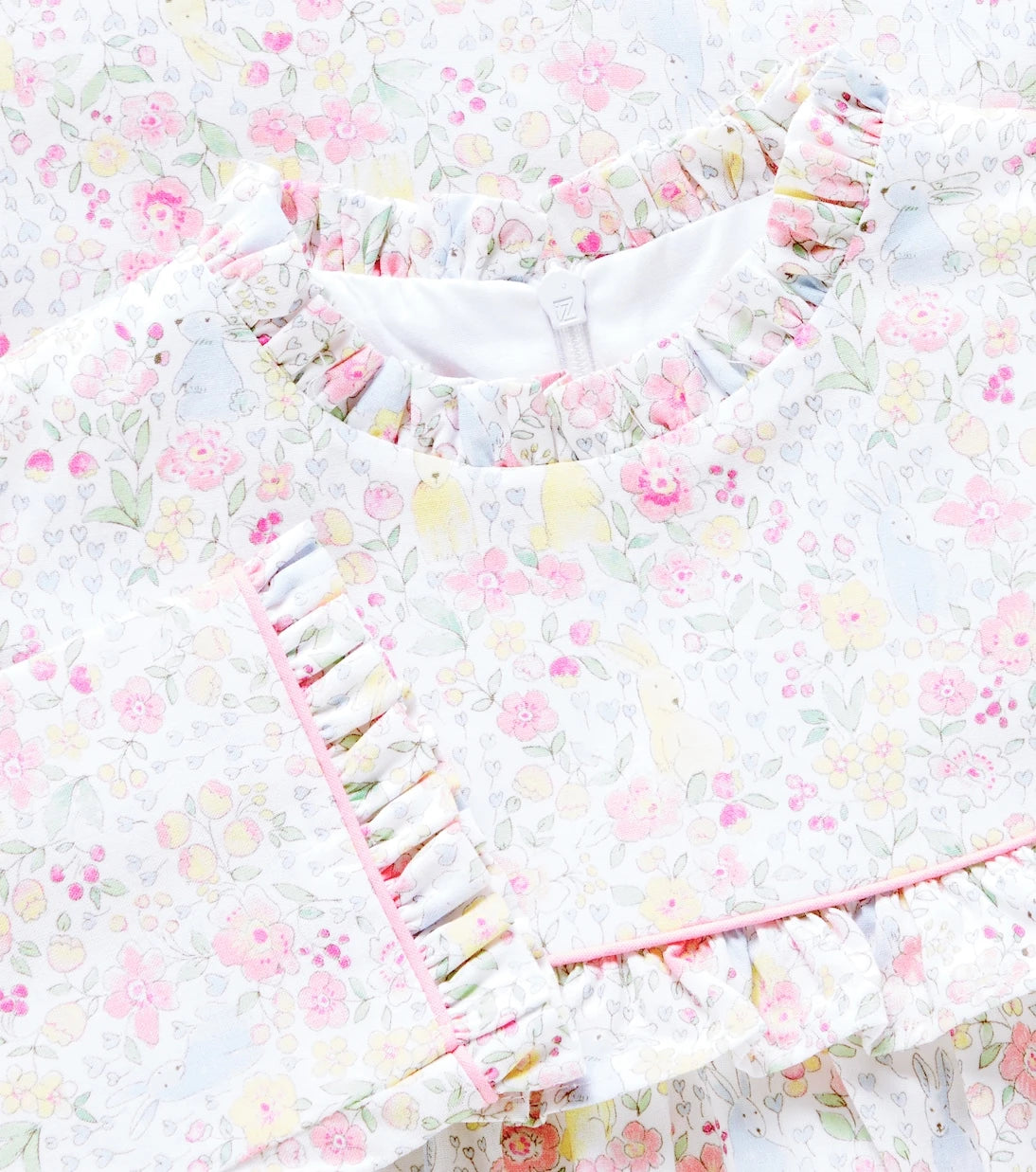 La Coqueta - Cuadras printed ruffled cotton dress