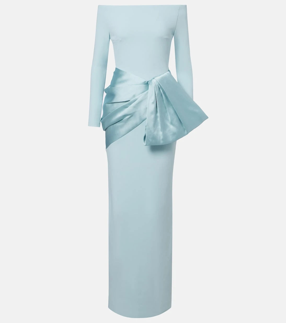 Solace London - Kori satin-trimmed gown