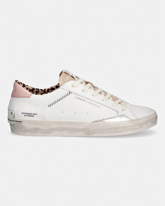 Crime London DISTRESSED Deri Sneakers