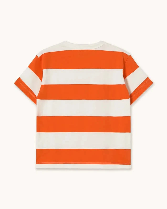 Детска памучна тениска Tinycottons STRIPES KNIT TEE