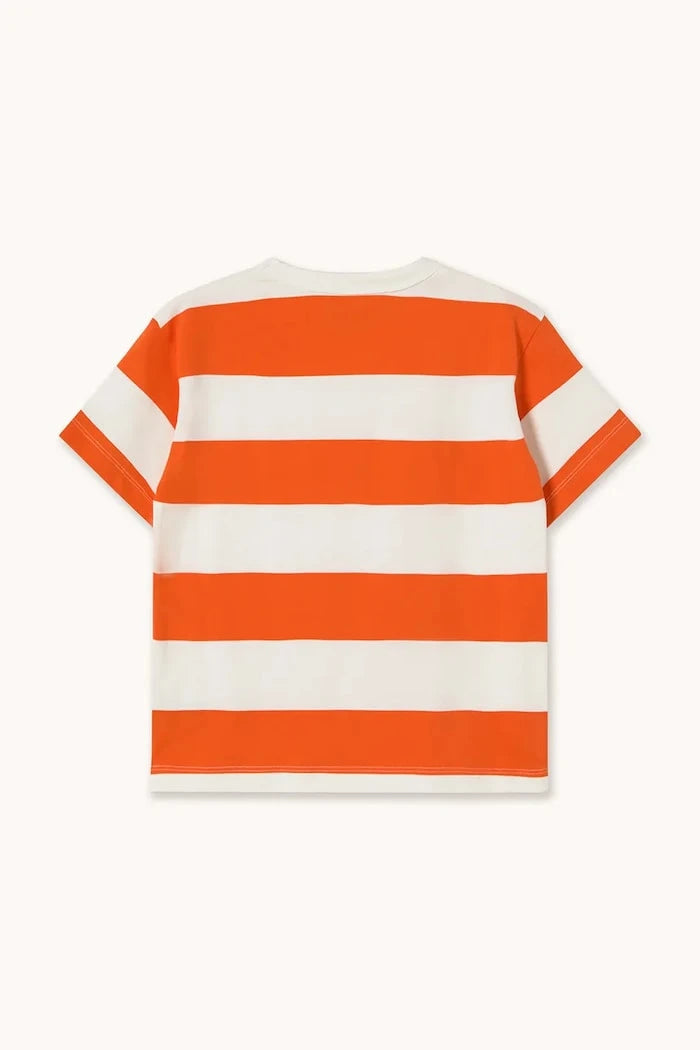 Детска памучна тениска Tinycottons STRIPES KNIT TEE