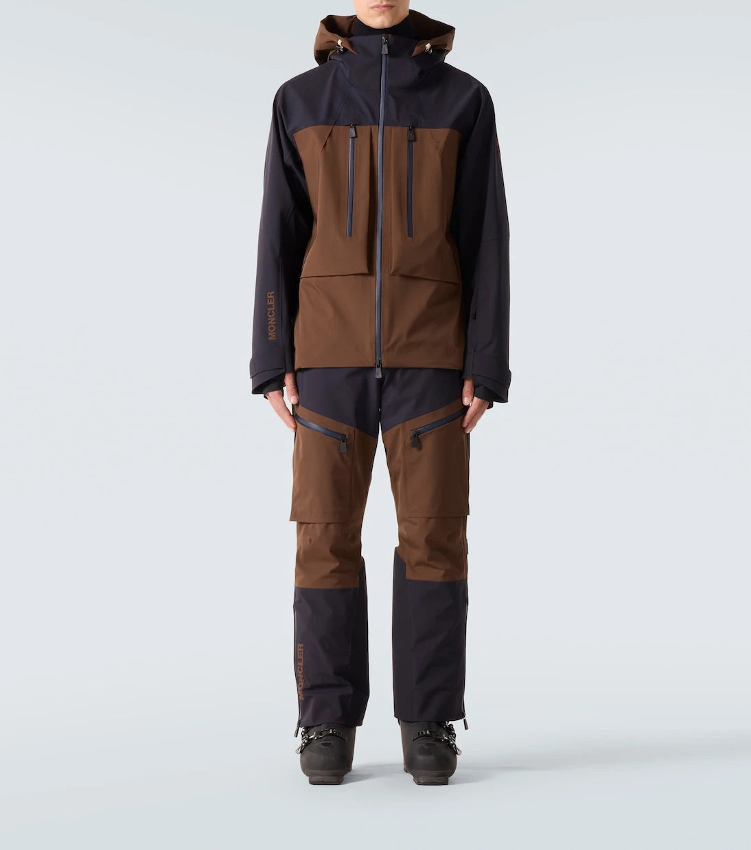 Moncler Grenoble - Gunung kapüşonlu kayak montu