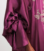 TORLOWEI Purple Silk Nana Boubou Kaftan