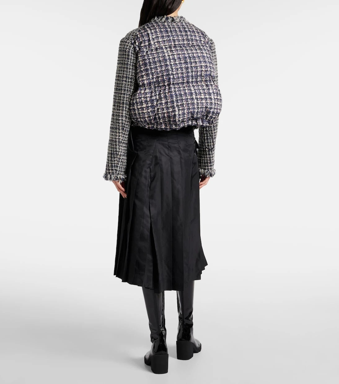 Sacai - Wool-blend tweed jacket