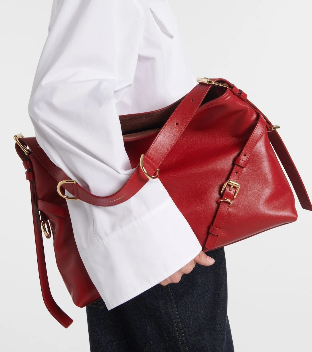 Givenchy - Voyou Medium leather shoulder bag