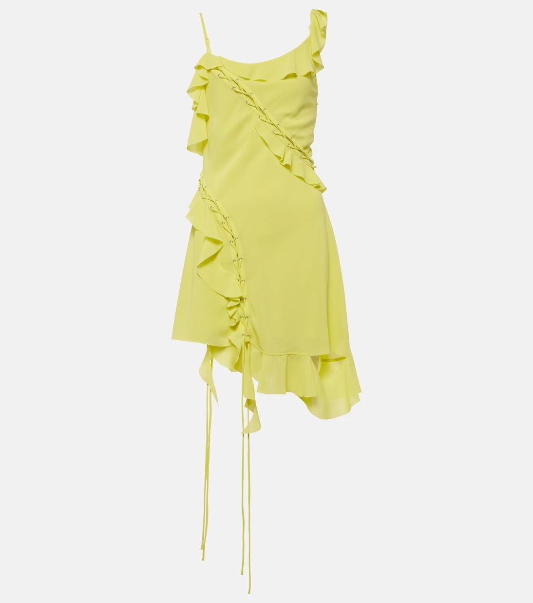 Acne Studios - Ruffled asymmetric minidress