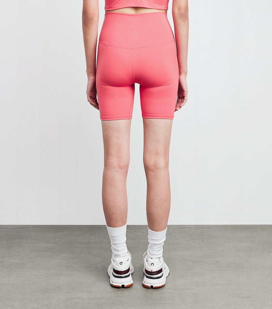 Varley Pink FreeSoft High-Rise Shorts