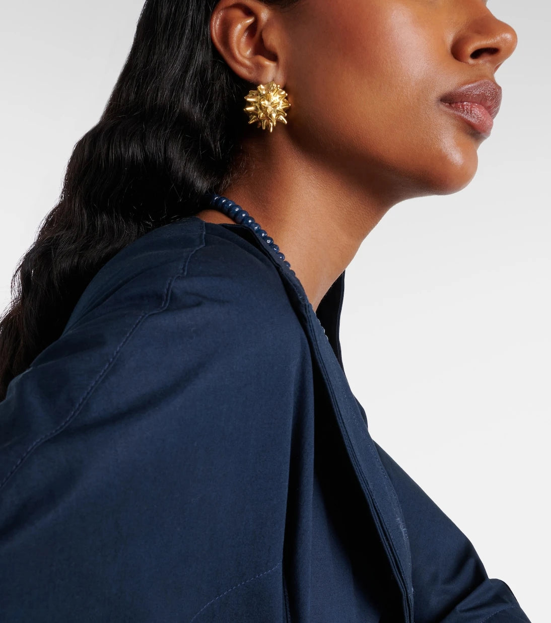Ysso - Sea Urchin 24kt gold-plated earrings