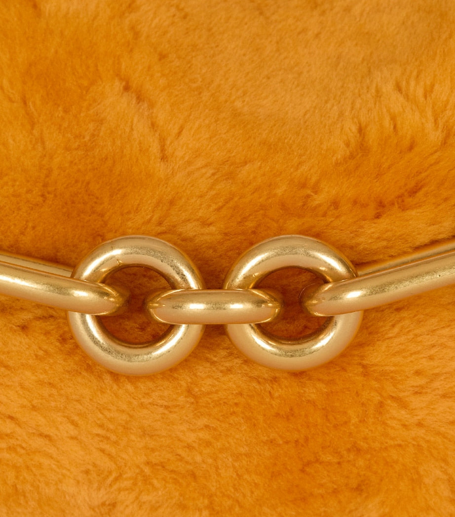 Medium Shearling Sync Shoulder Bag