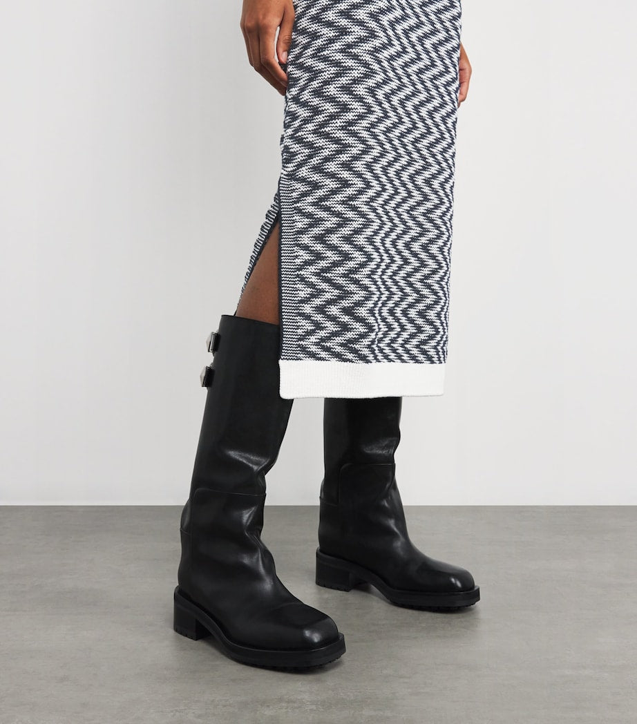 Knitted Olivia Midi Dress CLOUD/NAVY