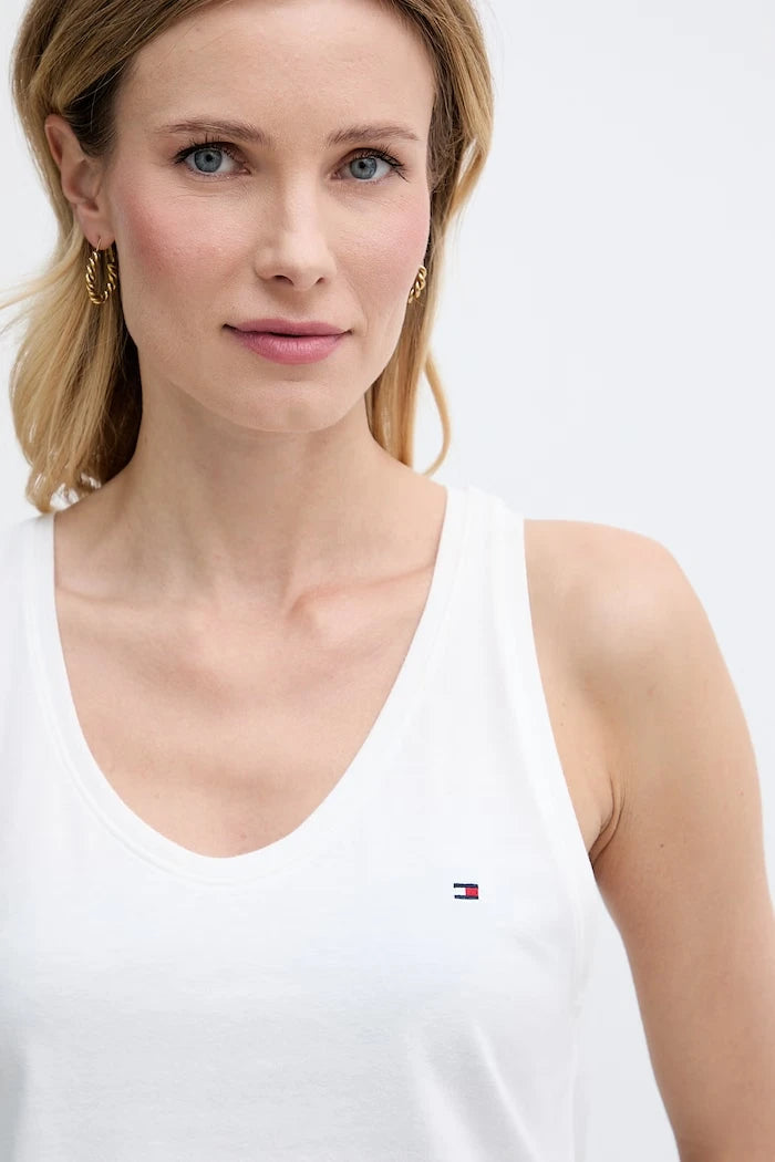 Tommy Hilfiger топ дамски от памук