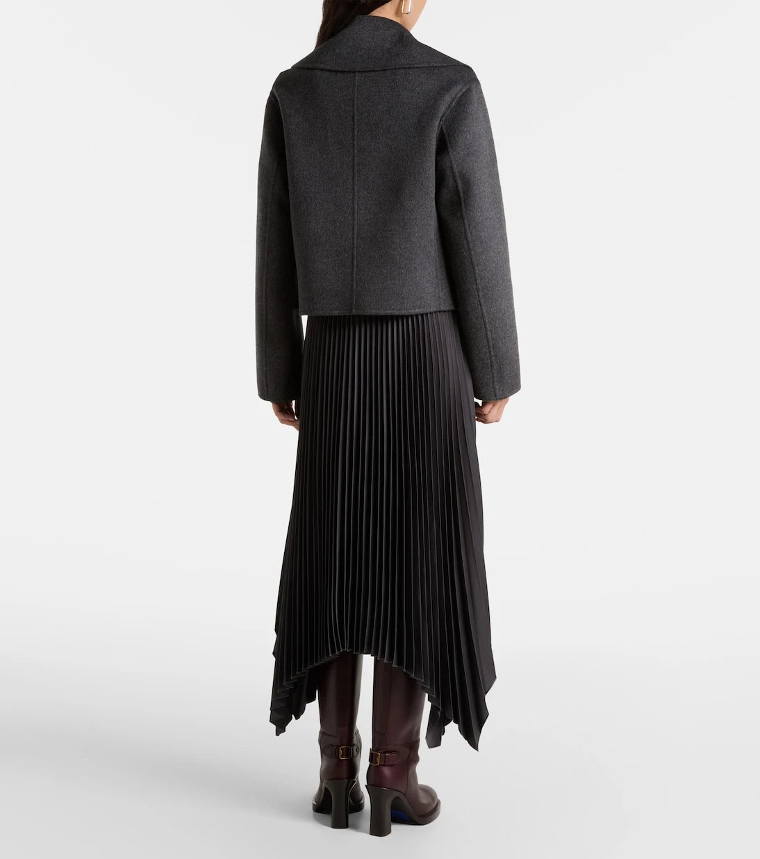 Joseph - Cropped wool and cashmere peacoat