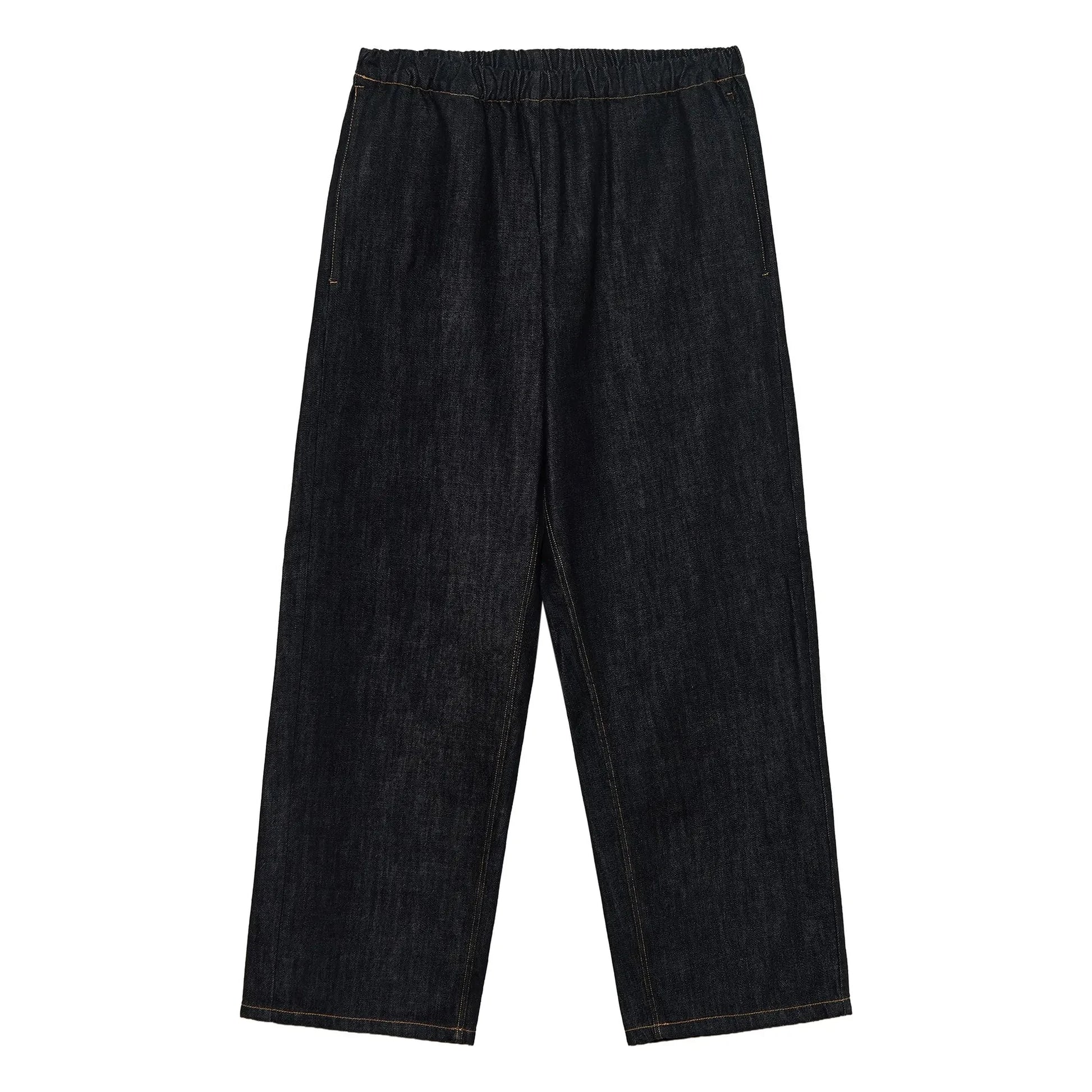 Cordera - Relaxed Elasticated Jeans Organic Cotton | Black