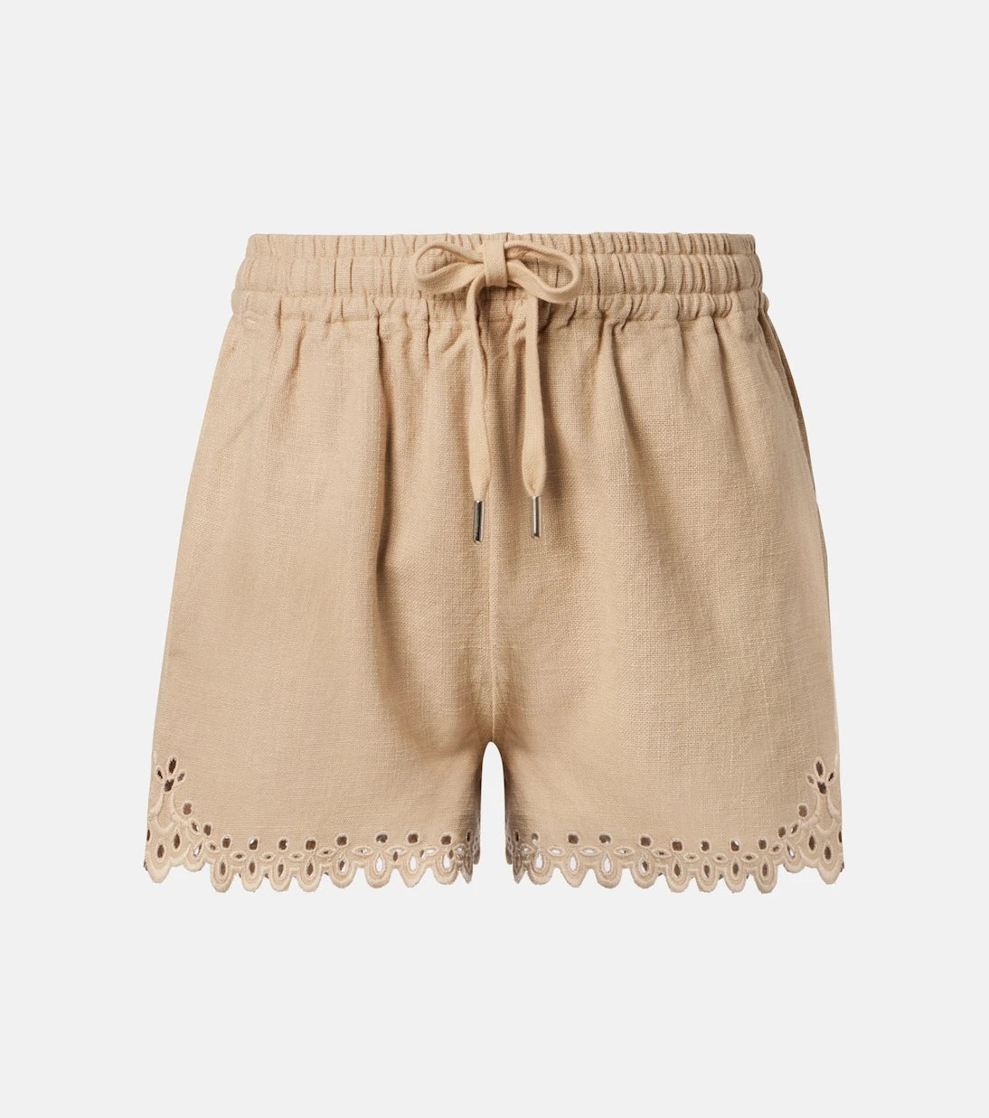 Marant Etoile - Balyme embroidered cotton shorts