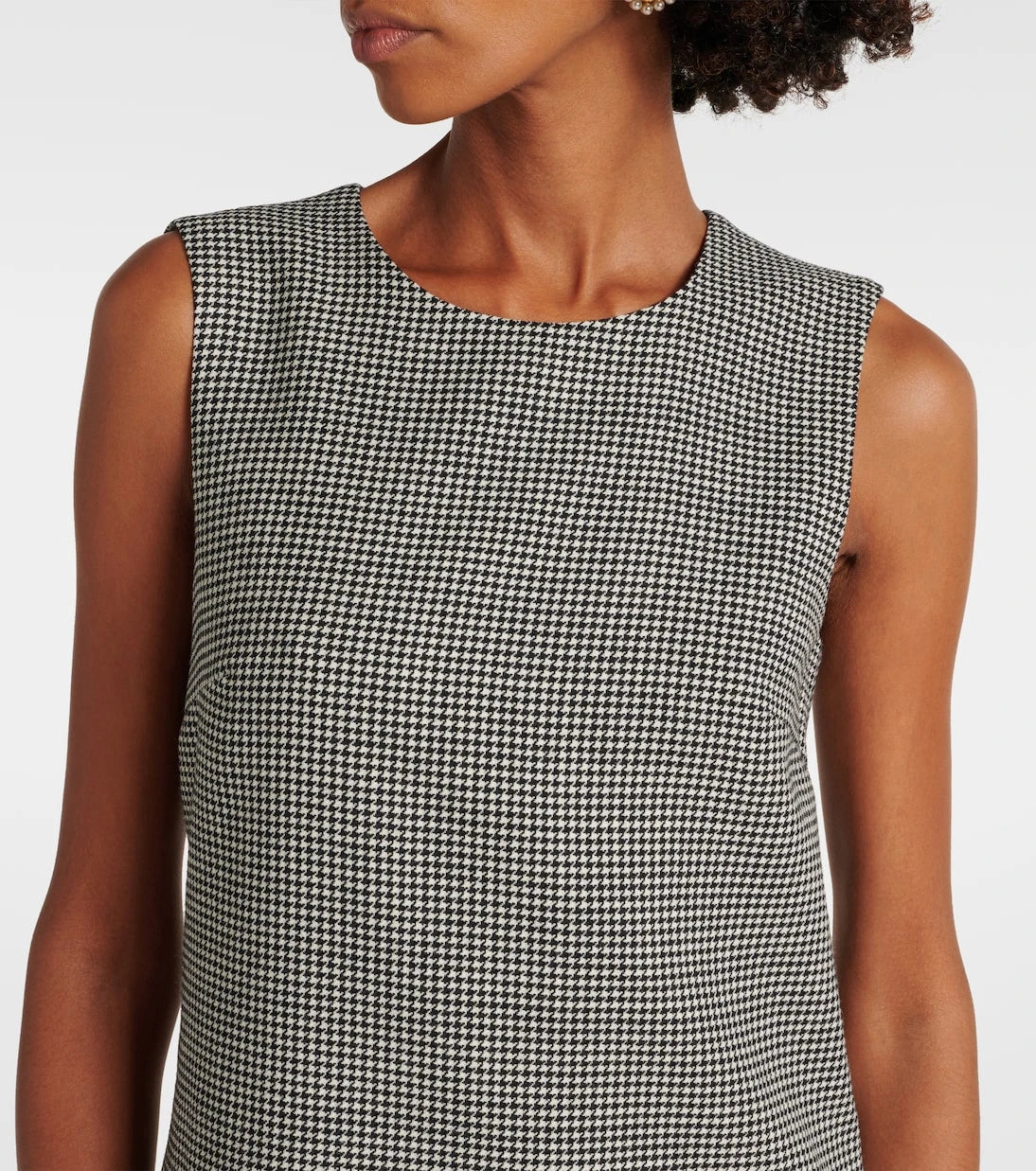 Dolce&Gabbana - Houndstooth wool minidress