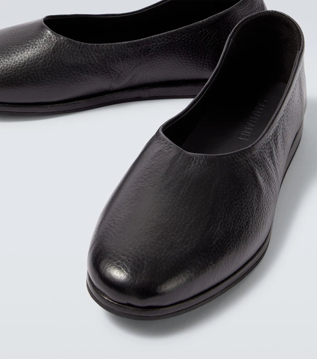 Saman Amel - City leather slip-on shoes