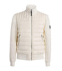 Mackage Beige Cotton-Blend Hybrid Bomber Jacket