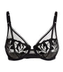 Maison Lejaby Black Tulle Sin Underwired Bra