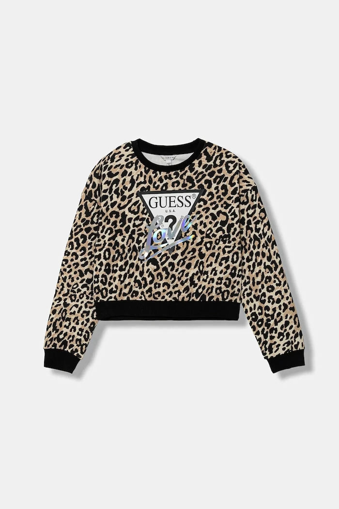 Çocuk Pamuklu Sweatshirt Guess