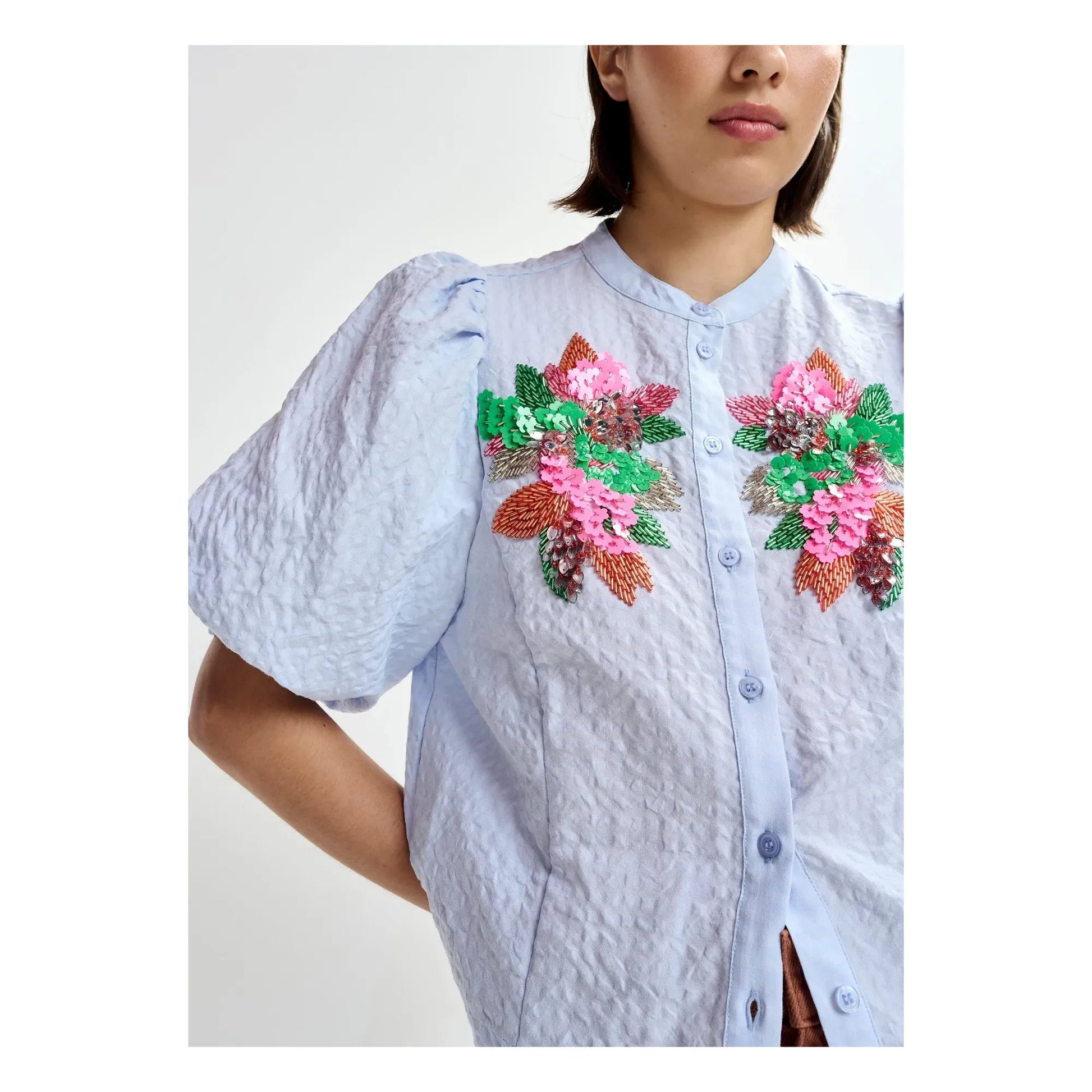 Essentiel Antwerp - Jaiden shirt | Light blue