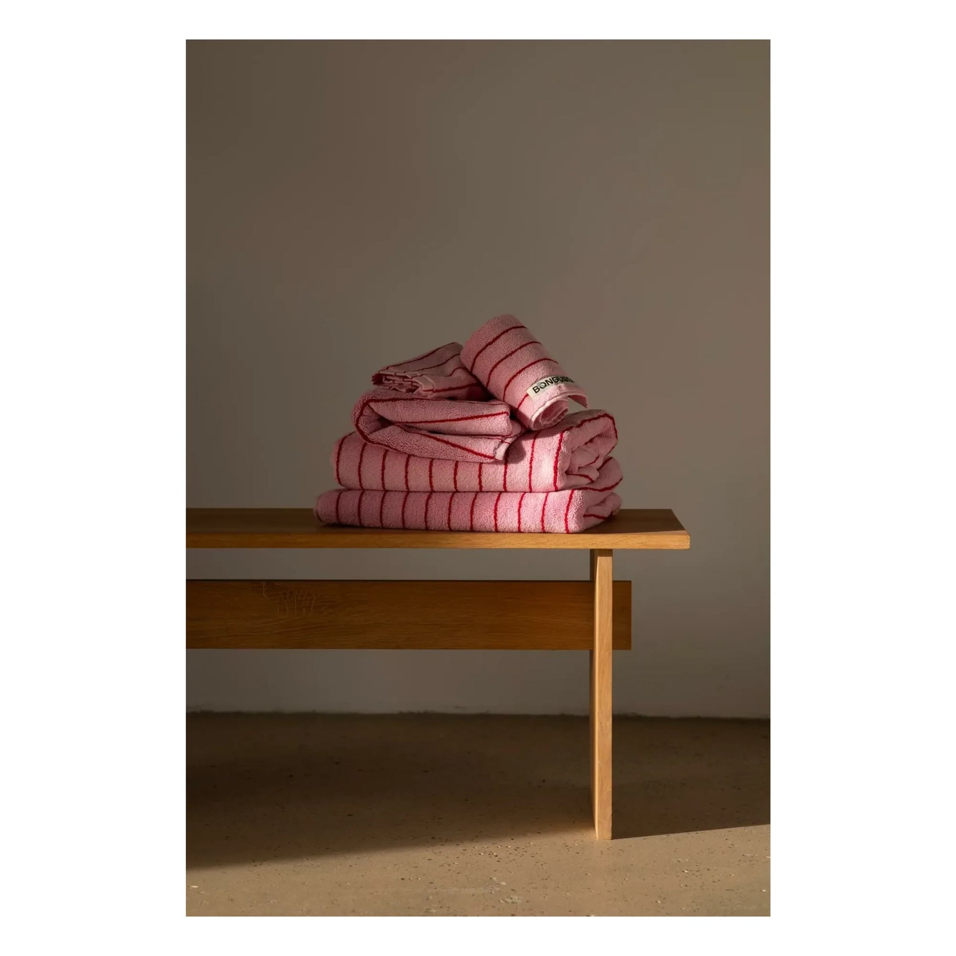 Bongusta - Naram bath towel | Pink