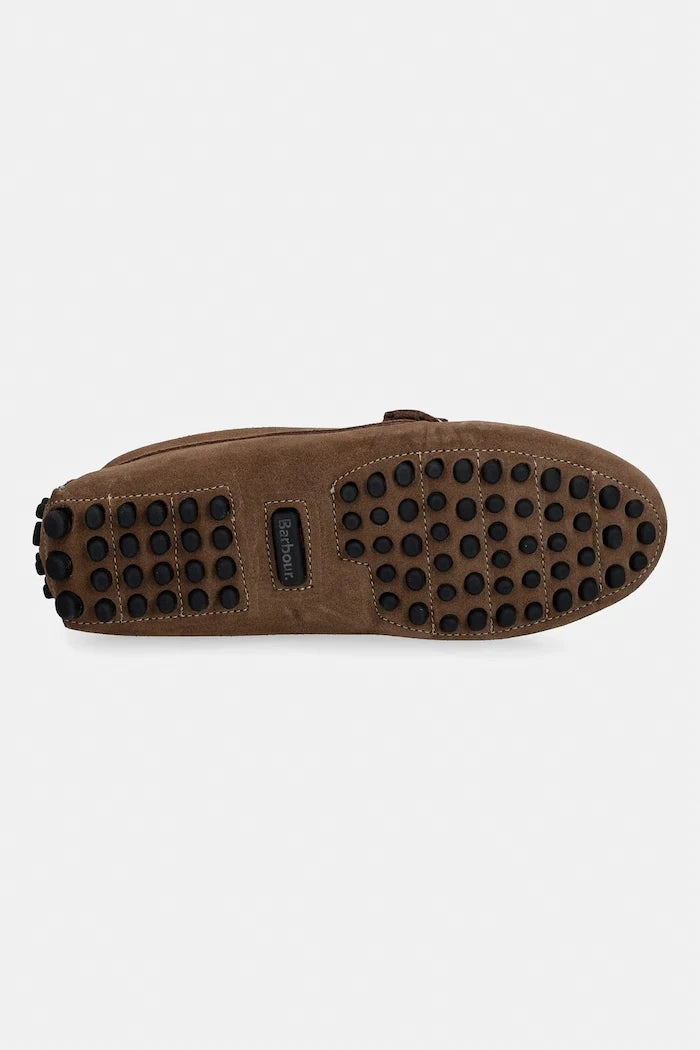 Barbour мокасини дамски от велур Laire