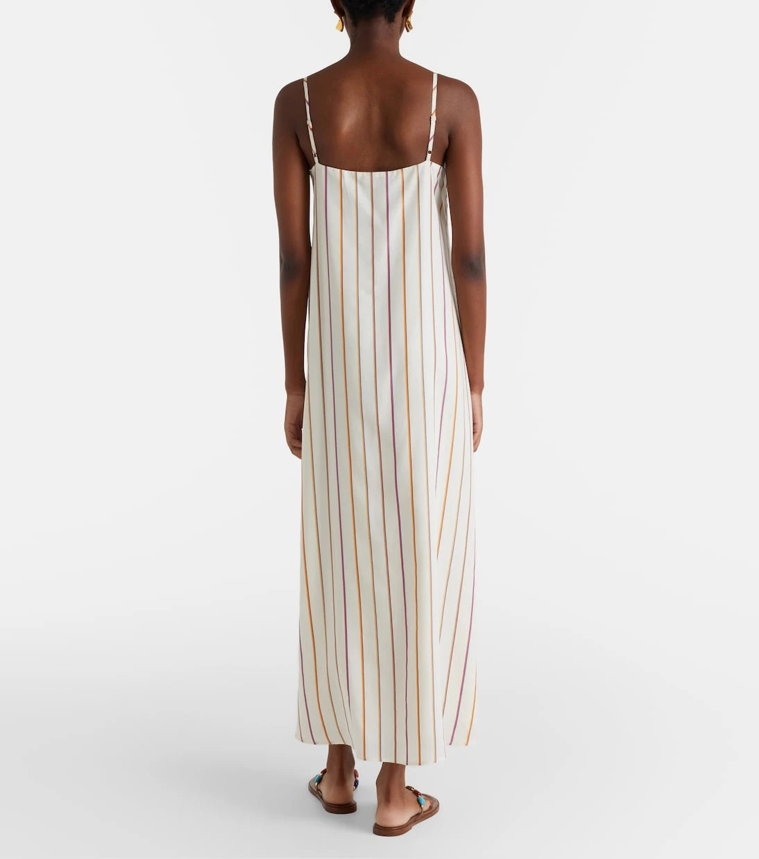 Asceno - Melfi striped maxi dress