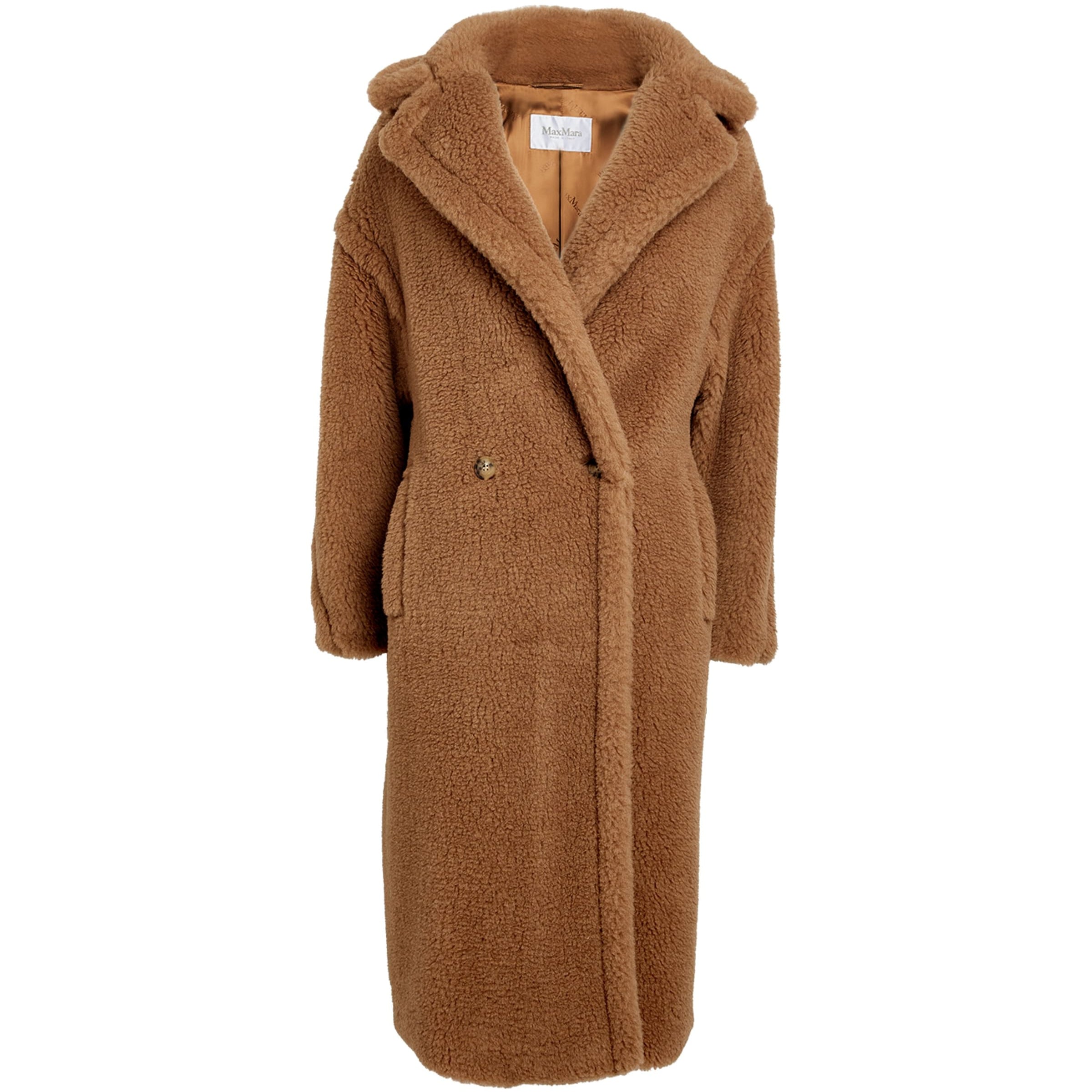 Beige Teddy Bear Icon Coat
