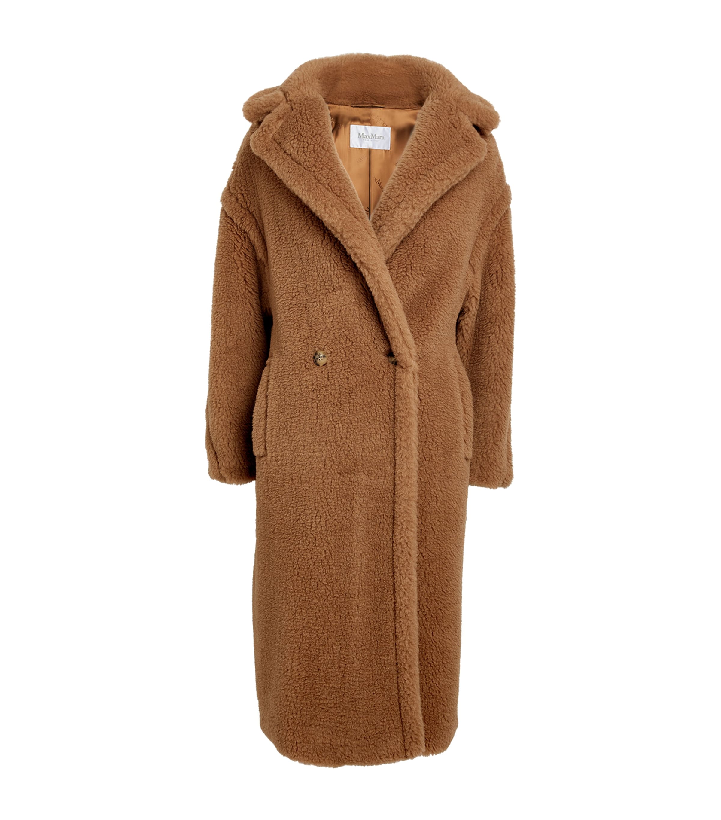 Beige Teddy Bear Icon Coat