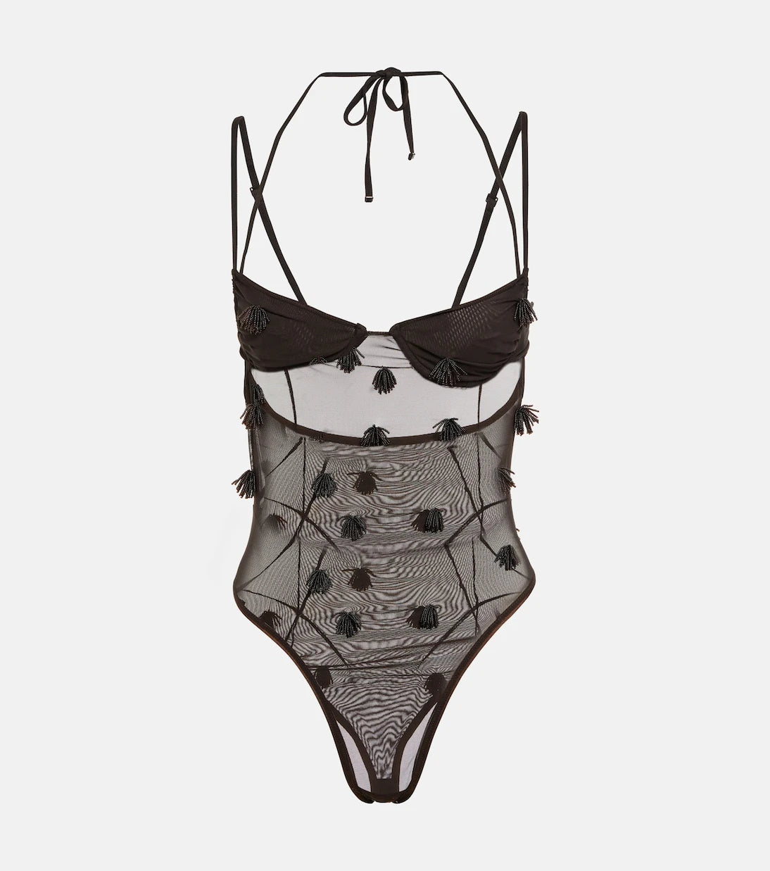 Jacquemus - Appliqué mesh bodysuit
