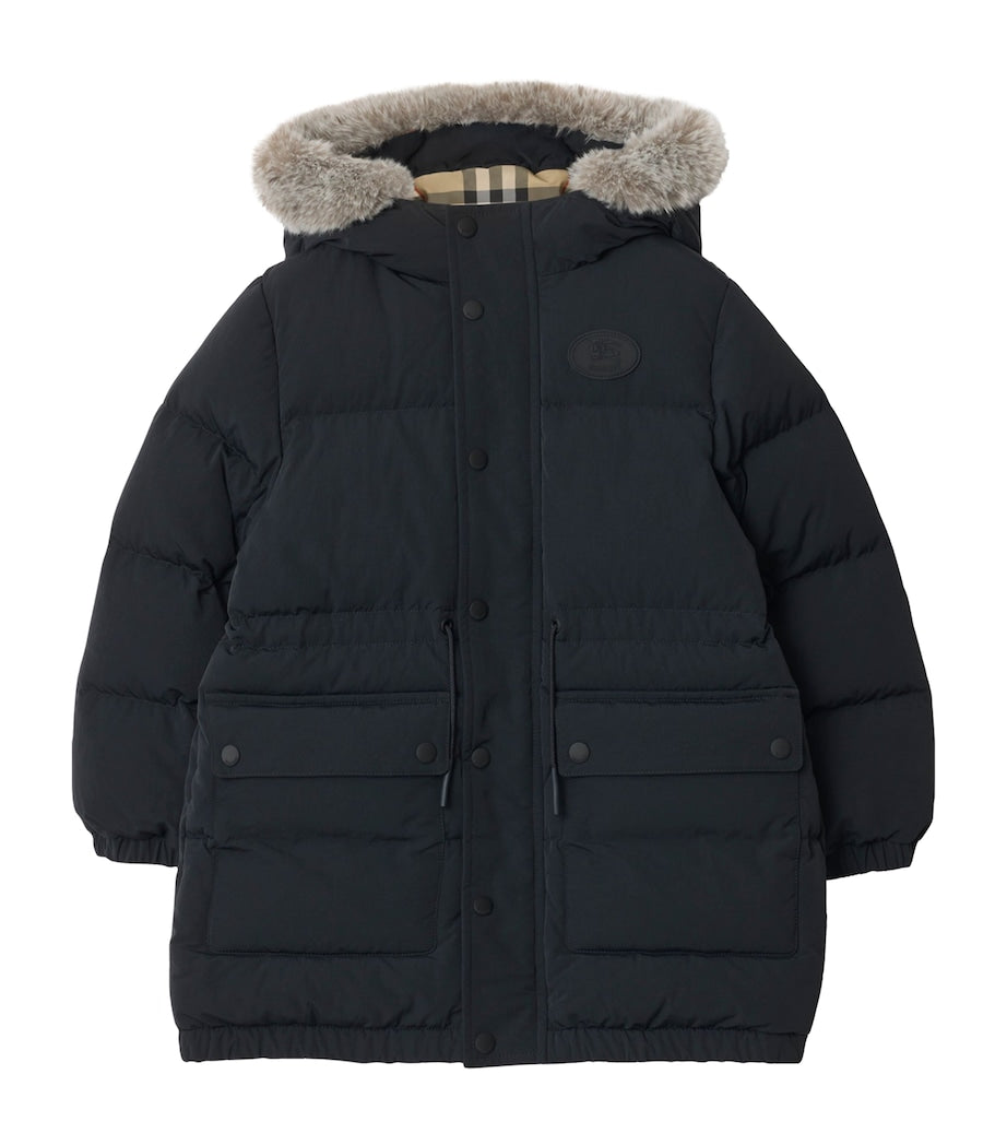 Burberry Kids Down EKD Hooded Parka (3-12 Years)