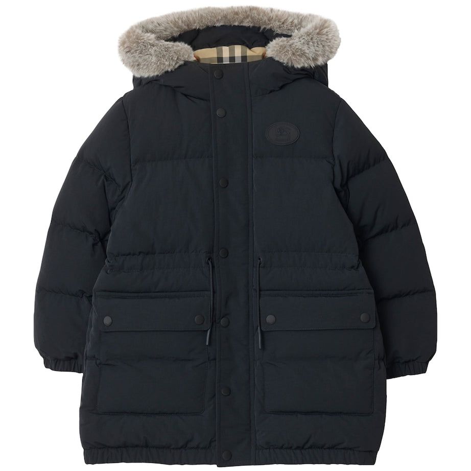 Burberry Kids Down EKD Hooded Parka (3-12 Years)