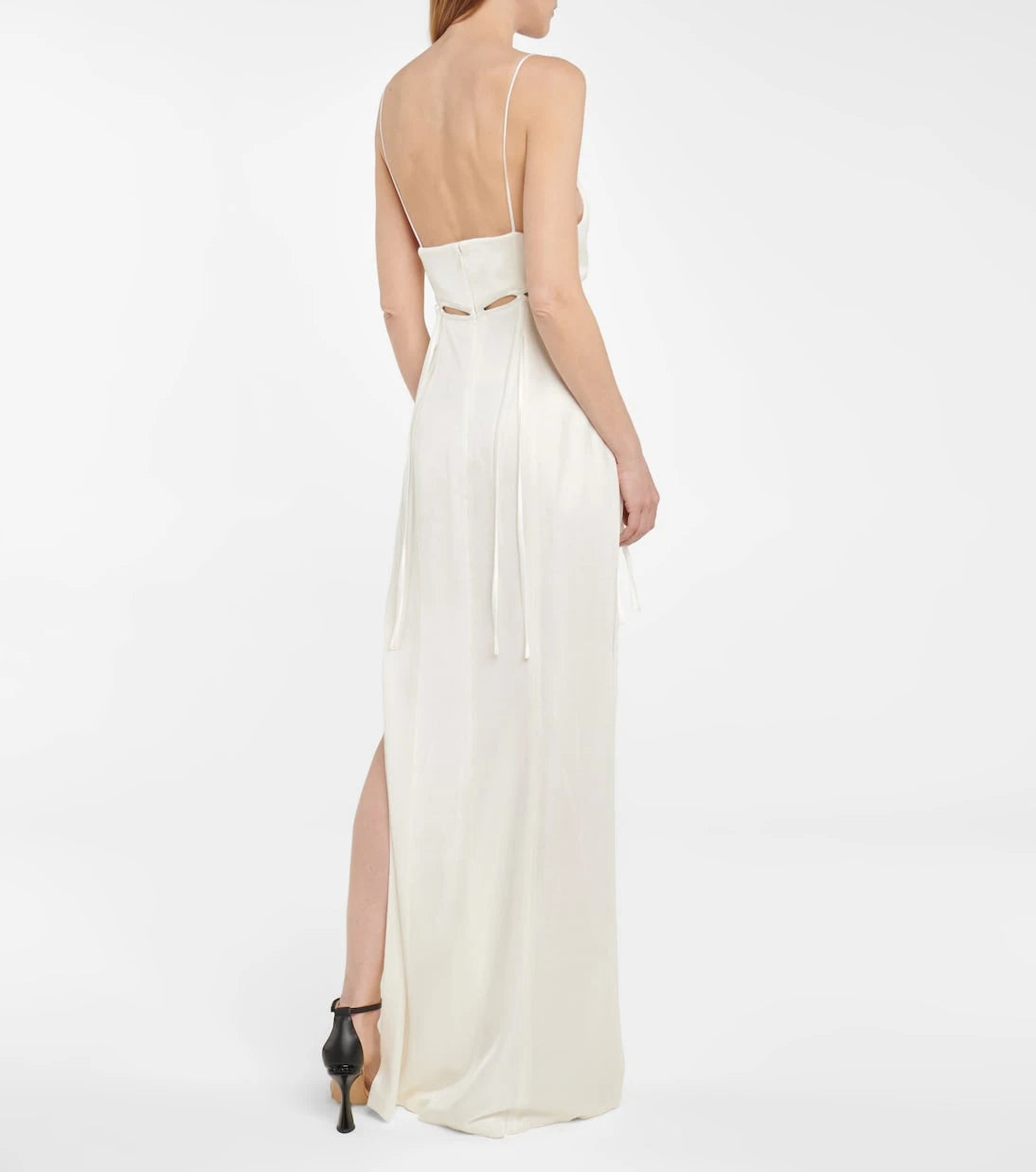 Galvan - Bridal Ellipse stretch-jersey gown