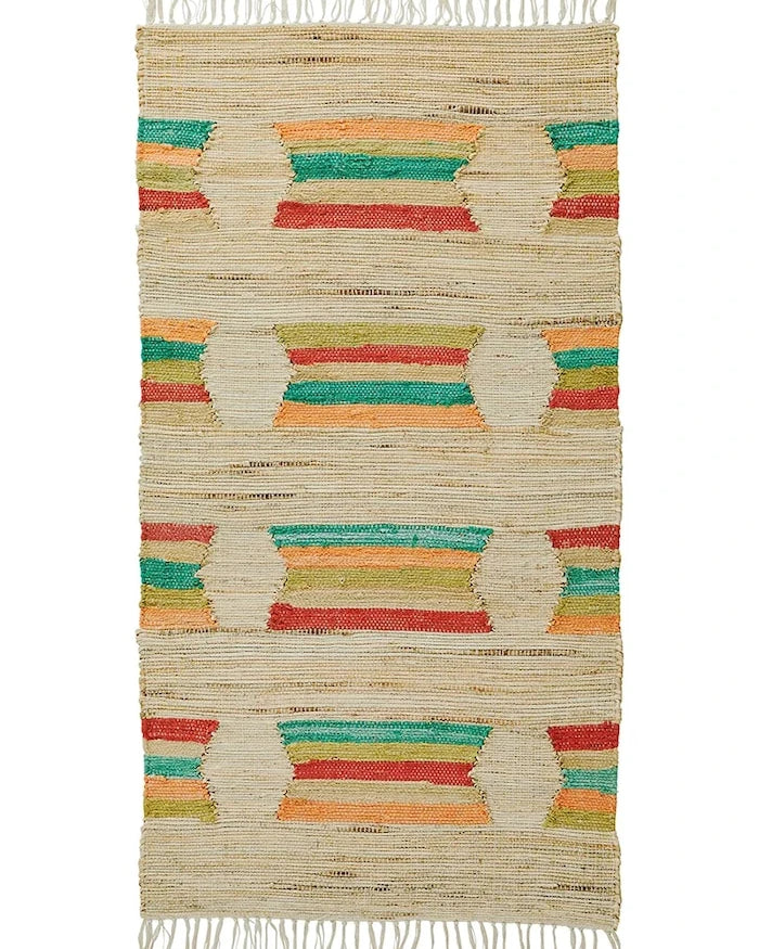 Madam Stoltz 70 x 140 cm dekoratif jüt halı