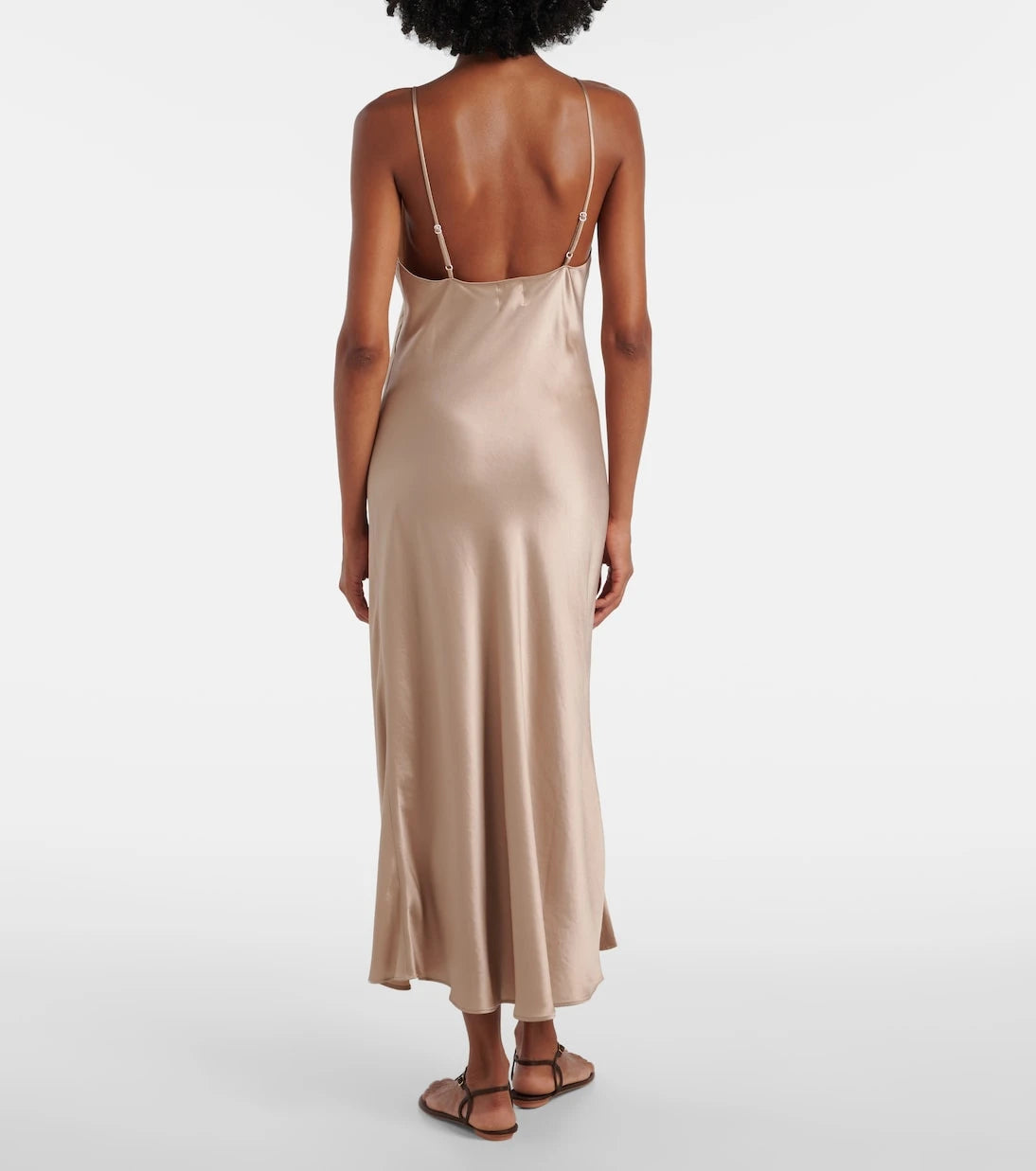 Leset - Barb satin slip dress