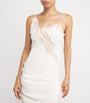 Lace Crimped Cami Maxi Dress WHITE