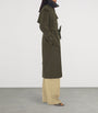 Burberry Brown Cotton Long Castleford Trench Coat