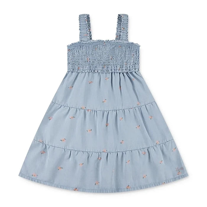 Детска рокля Levi's BABY DOLL SMOCKED DRESS