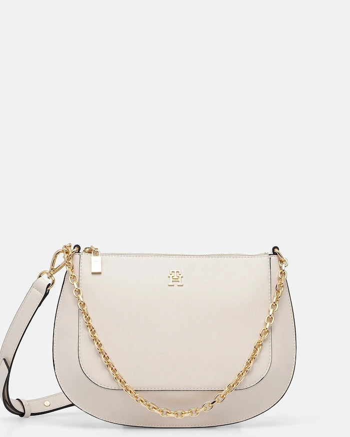 Кожена чанта Tommy Hilfiger