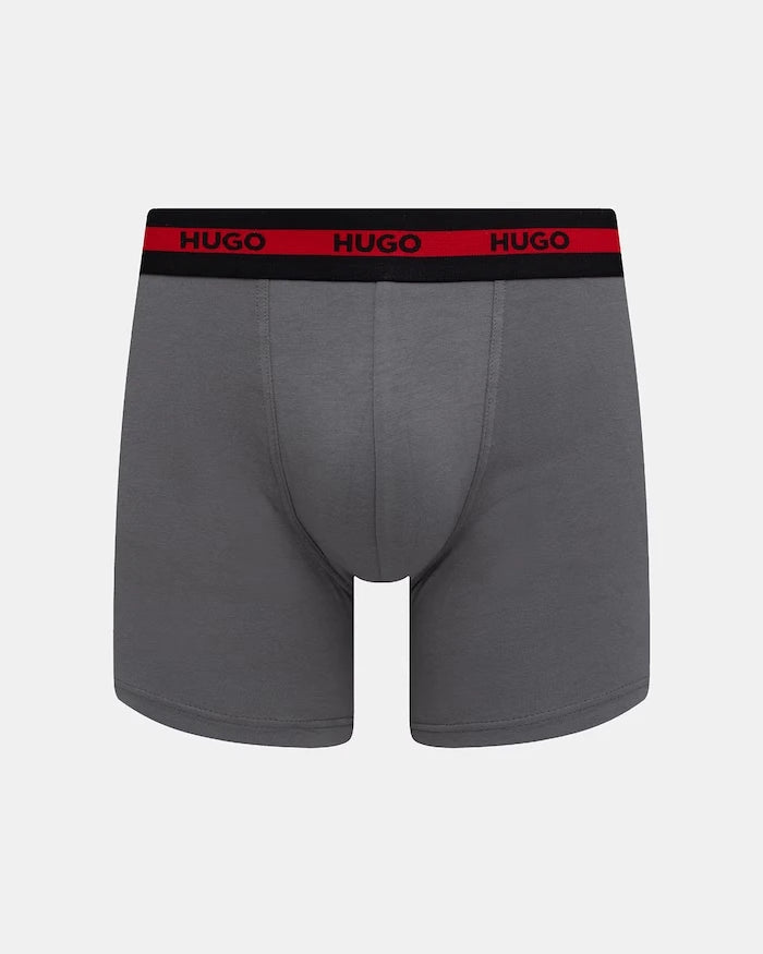 HUGO Erkek Pamuk Elastan Boxer BOXER BR PLANET DES 3'lü