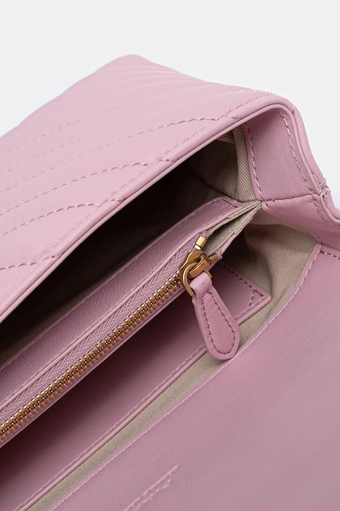 Pinko kadın deri crossbody çanta