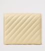 Beige Curve Marinda Leather Wallet